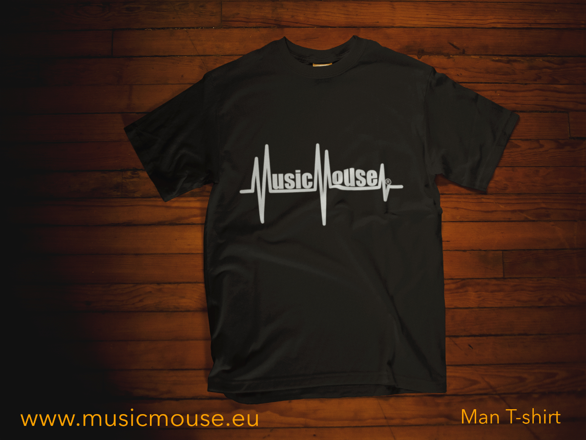 Camiseta negra hombre MuMo