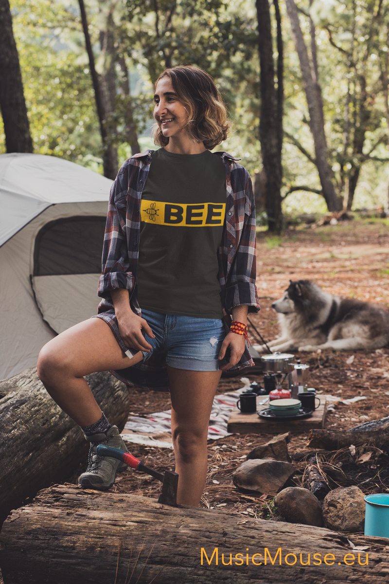 mockup-of-a-young-woman-at-a-campfire-wearing-a-customizable-t-shirt-30469