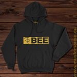 Sudadera negra con diseño BEE